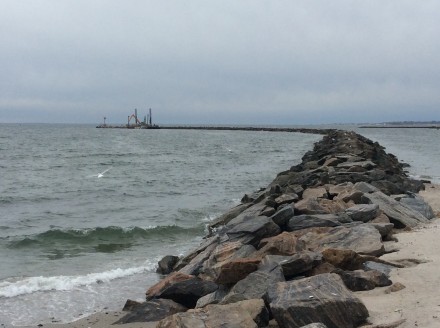 Pleasure Beach breakwaters