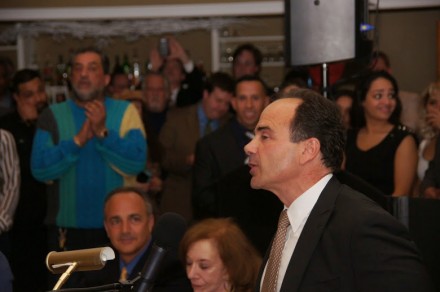 Ganim addresses crowd