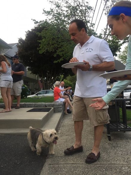 Ganim and dog