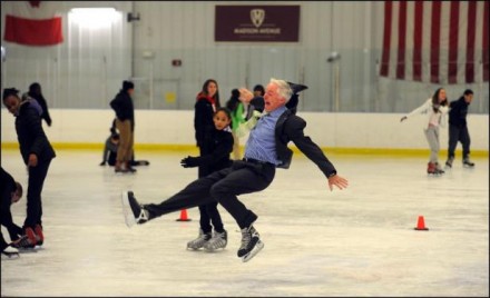 Finch on ice