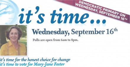 Foster gotv mailer