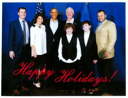 Finch family and Obama