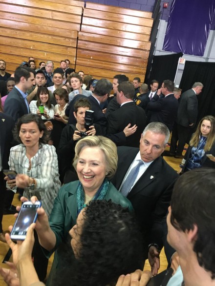 Hillary at UB