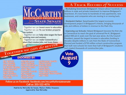 McCarthy first mailer back