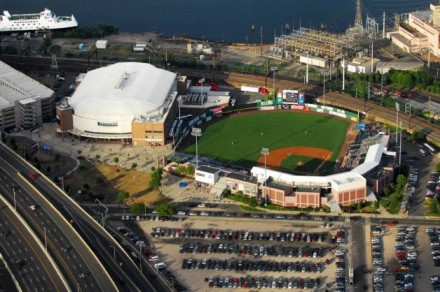 City Of Bridgeport Embracing Entertainment, Dumping Bluefish Baseball