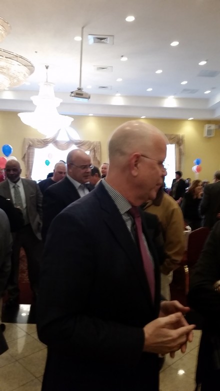 Lembo at fundraiser