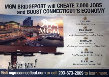 MGM Bridgeport numbers