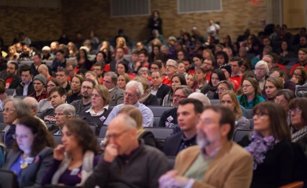 Working Families crowd