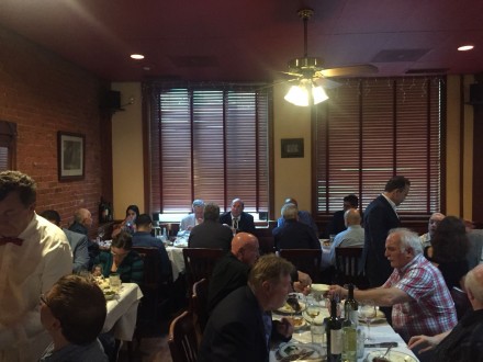 Big ticket fundraiser for Ganim at Joseph's Steakhouse Thursday night.