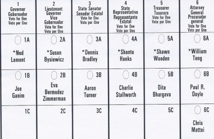 primary ballot