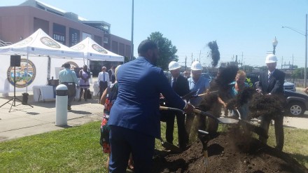 amphitheater groundbreaking