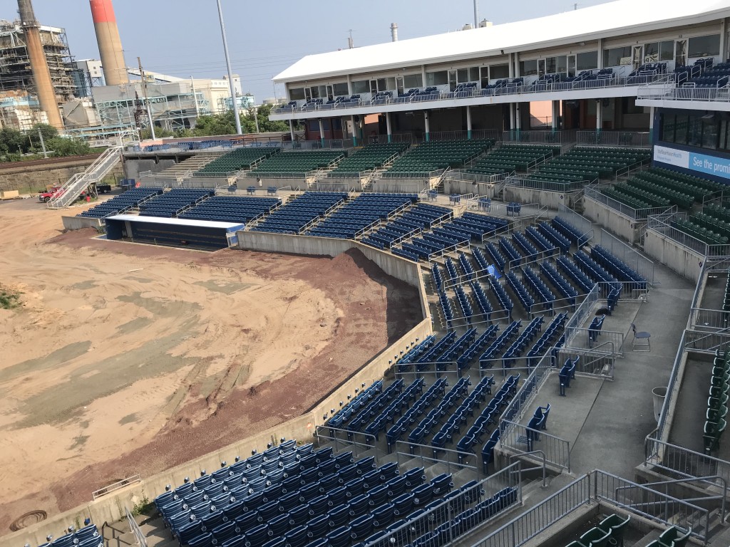 Transformation Of Ballpark To Music Amphitheater Progresses Only In