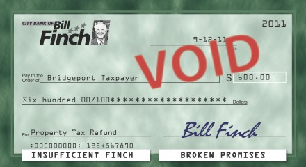 Finch's promised $600 check