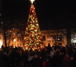 downtown tree lighting