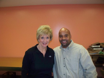 Linda McMahon and Joel Gonzalez