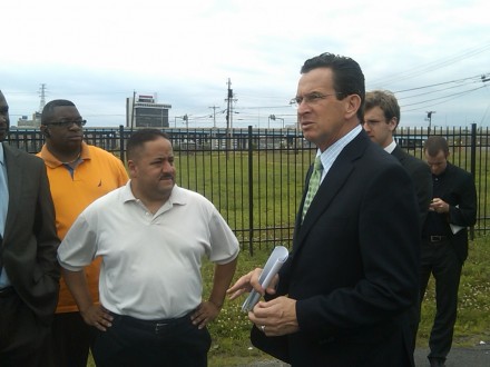 Andres Ayala with Dannel Malloy