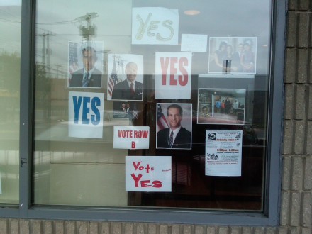 Vote Yes headquarters