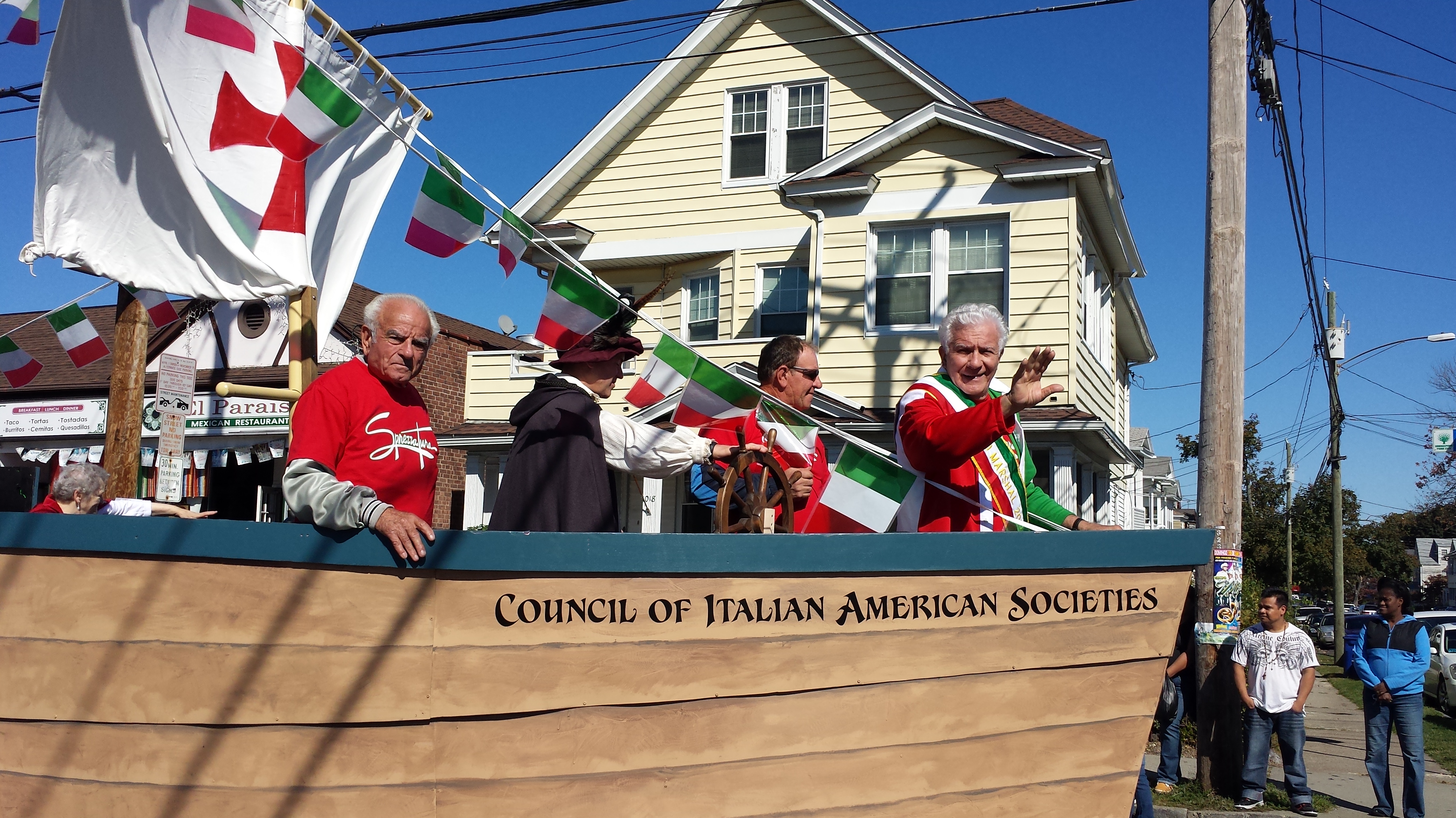 Paoletta Columbus Day parade